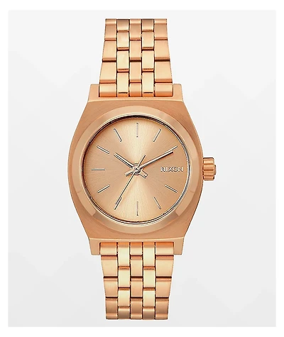Nixon Medium Time Teller Rose Gold Analog Watch