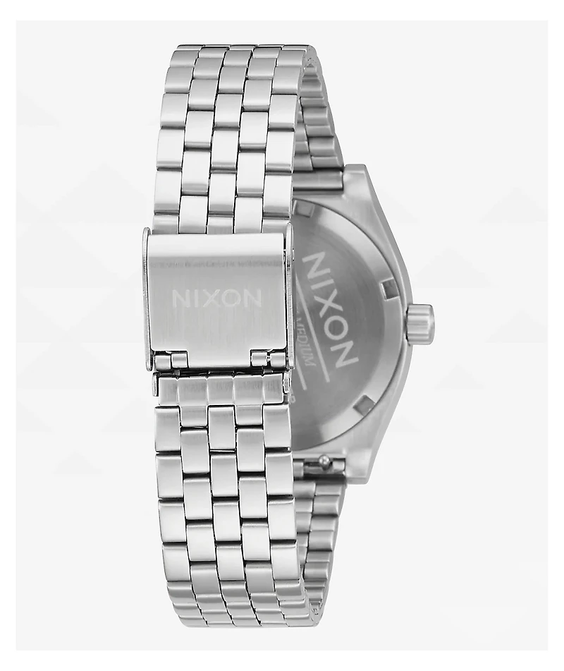 Nixon Medium Time Teller Silver & Dusk Analog Watch