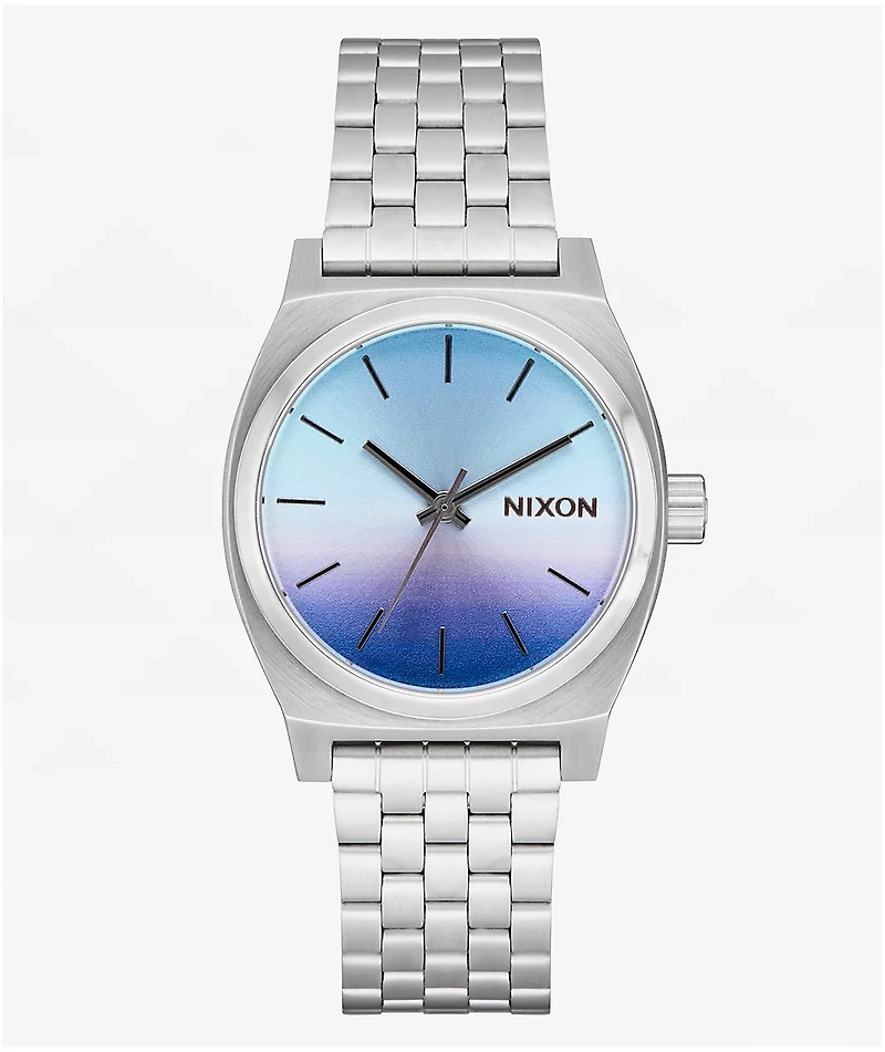 Nixon Medium Time Teller Silver & Dusk Analog Watch