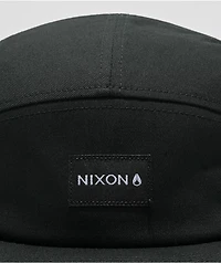 Nixon Mikey Black 5 Panel Snapback Hat
