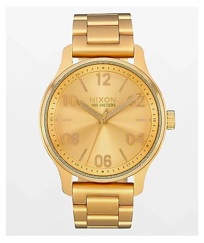 Nixon Patrol All Gold Analog Watch
