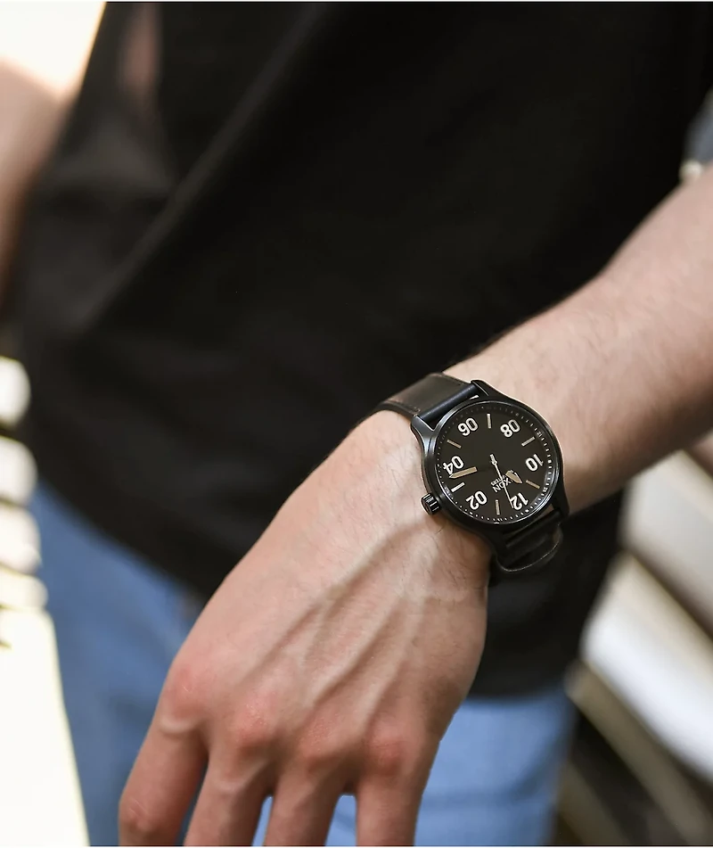Nixon Patrol Black & Silver Analog Watch