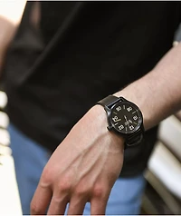 Nixon Patrol Black & Silver Analog Watch