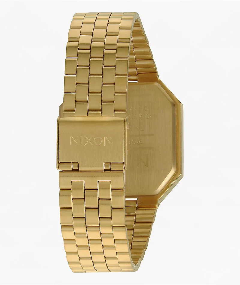 Nixon Re-Run All Gold Digital Watch