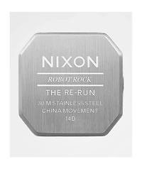 Nixon Re-Run Black & Silver Digital Watch