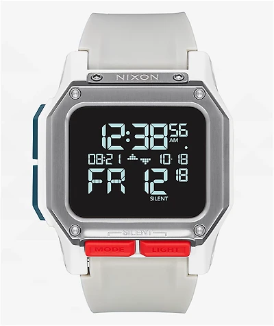 Nixon Regulus White & Grey Digital Watch