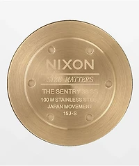 Nixon Sentry 38 SS Light Gold & Pink Watch