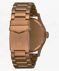 Nixon Sentry Bronze & Black Analog Watch