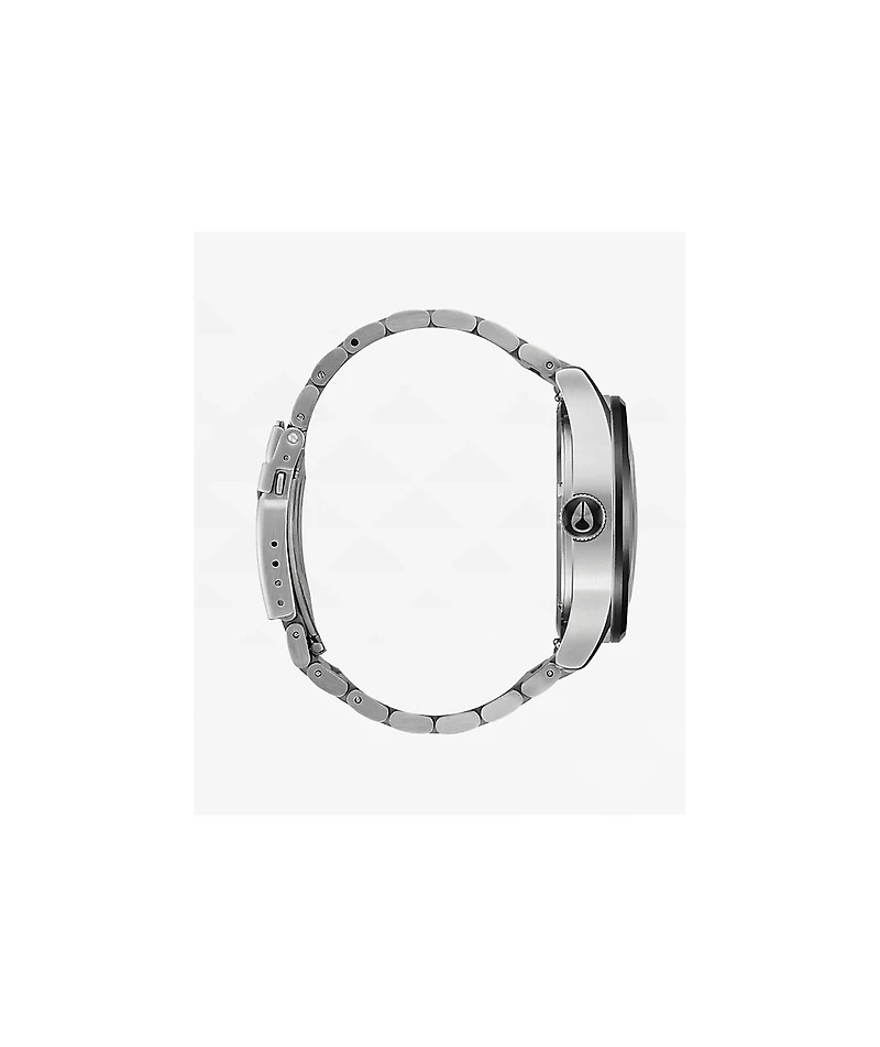 Nixon Sentry Fisheye Silver & Polar Blue Analog Watch
