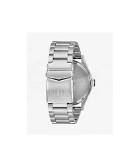 Nixon Sentry Fisheye Silver & Polar Blue Analog Watch