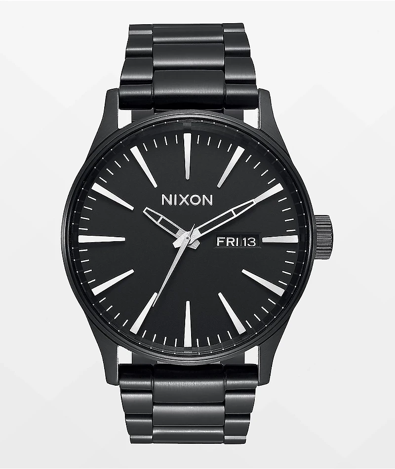 Nixon Sentry SS All Black Analog Watch