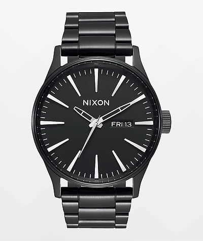 Nixon Sentry SS All Black Analog Watch