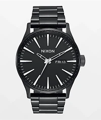 Nixon Sentry SS All Black Analog Watch