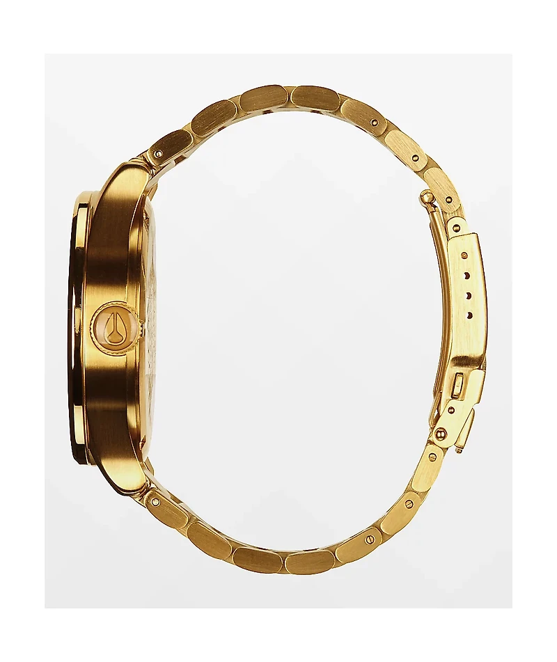 Nixon Sentry SS All Gold Analog Watch