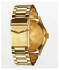 Nixon Sentry SS All Gold Analog Watch