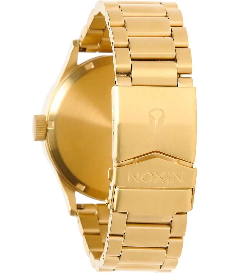 Nixon Sentry SS Gold & Black Analog Watch