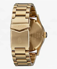 Nixon Sentry SS Yellow Gold & Black Analog Watch