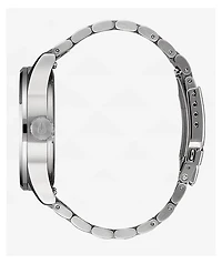 Nixon Sentry Stainless Steel Silver & Coral Analog Watch