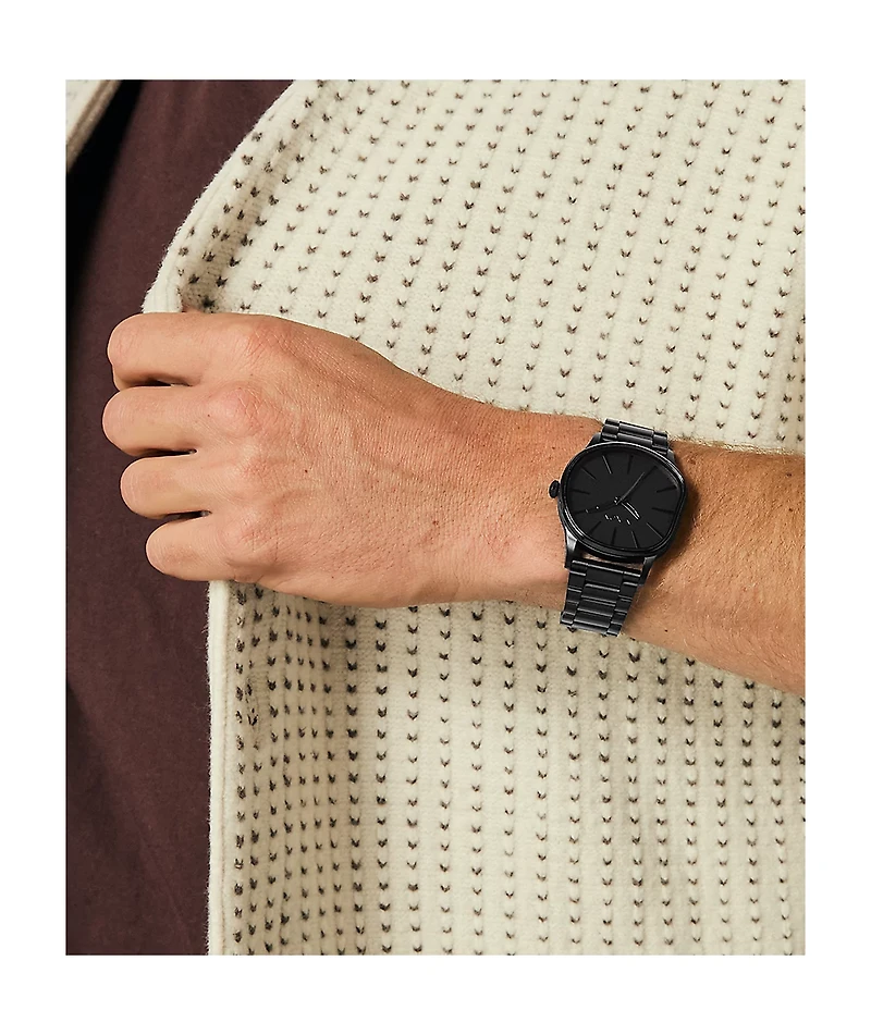 Nixon Sentry Wobble All Black Analog Watch