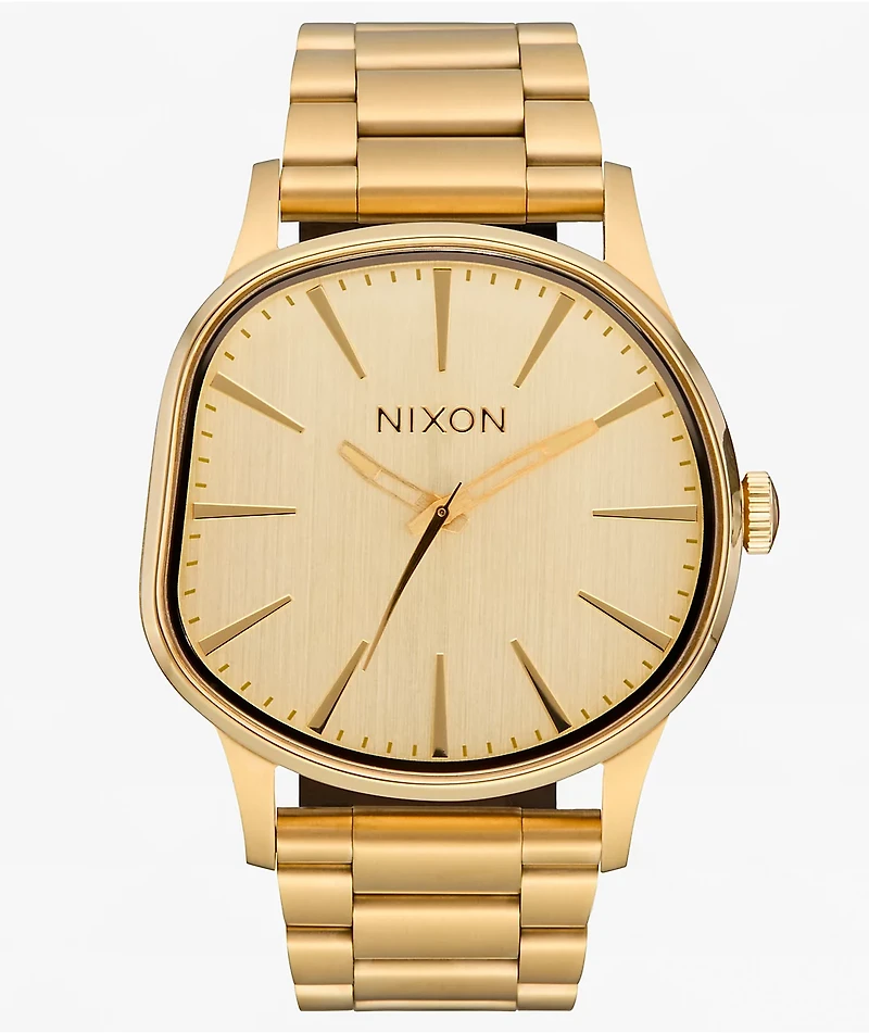 Nixon Sentry Wobble All Gold Analog Watch