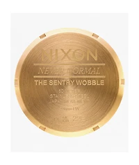 Nixon Sentry Wobble All Gold Analog Watch