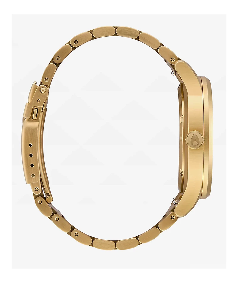 Nixon Sentry Wobble Dim Gold & Black Analog Watch