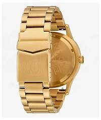 Nixon Sentry Wobble Dim Gold & Black Analog Watch