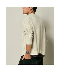 Nixon Sentry Wobble Silver & Black Sunray Analog Watch