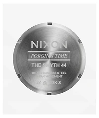 Nixon Smyth 44 Silver & Black Analog Watch