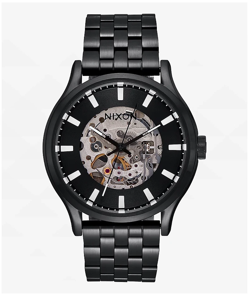 Nixon Spectra Navy Black Automatic Watch
