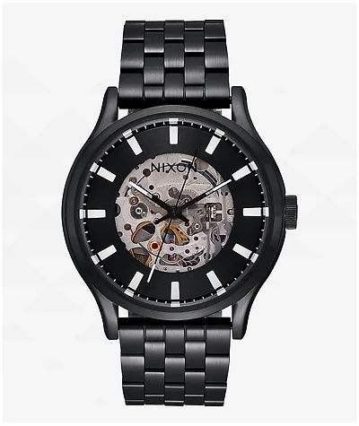 Nixon Spectra Navy Black Automatic Watch