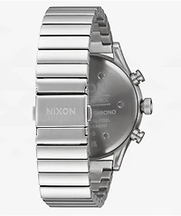 Nixon Station Chrono Silver & Indigo Analog Watch