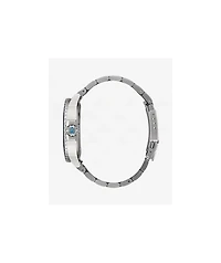 Nixon Stinger 44 Silver, Byron Blue, & Green Analog Watch