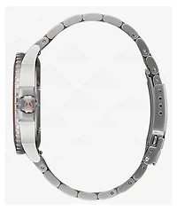 Nixon Stinger 44 Silver & Coral Analog Watch