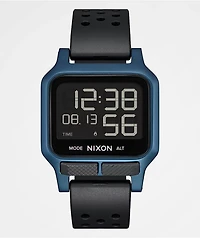 Nixon The Heat Black & Aqua Digital Watch