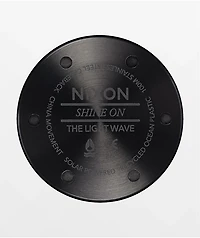 Nixon The Light-Wave All Black Analog Watch