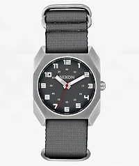 Nixon The Scout Silver & Charcoal Analog Watch