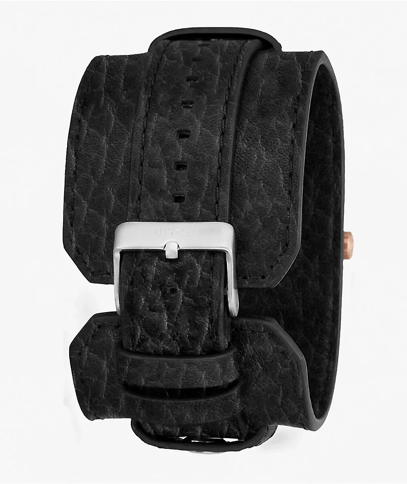 Nixon Time Teller Chrono Silver, Rose Gold & Black Analog Watch