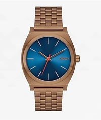 Nixon Time Teller Desert Gold & Arles Blue Analog Watch