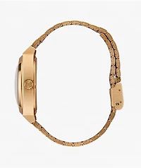 Nixon Time Teller Dim Gold & Vintage White Analog Watch