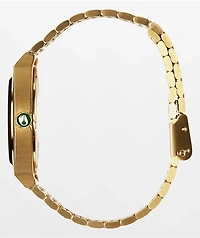 Nixon Time Teller Gold & Green Analog Watch