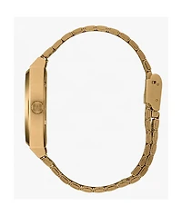 Nixon Time Teller Gold & Green Sunray Analog Watch