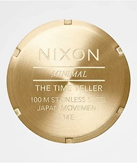 Nixon Time Teller Gold & Indigo Analog Watch