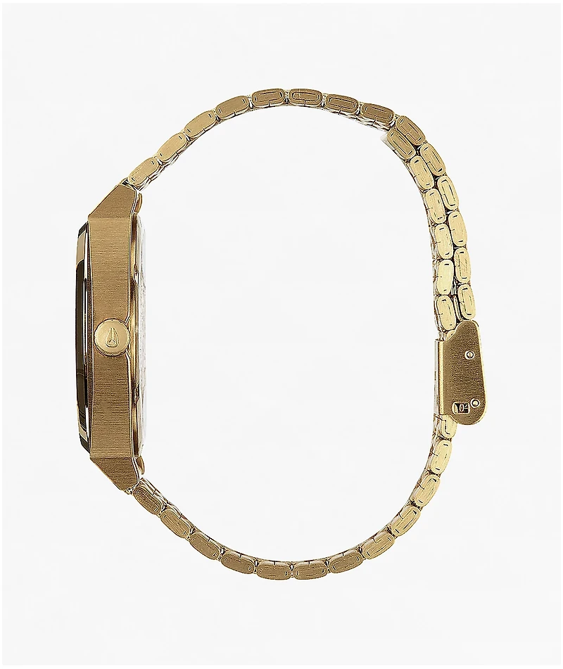 Nixon Time Teller Gold & Oxblood Sunray Analog Watch