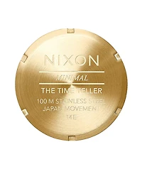 Nixon Time Teller Gold & White Watch