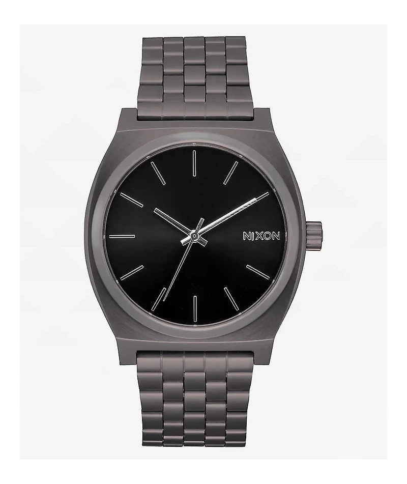 Nixon Time Teller Gunmetal & Black Sunray Analog Watch