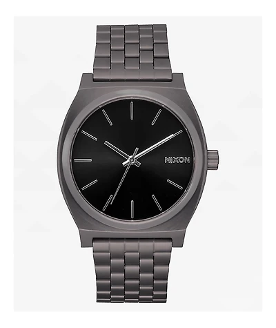Nixon Time Teller Gunmetal & Black Sunray Analog Watch