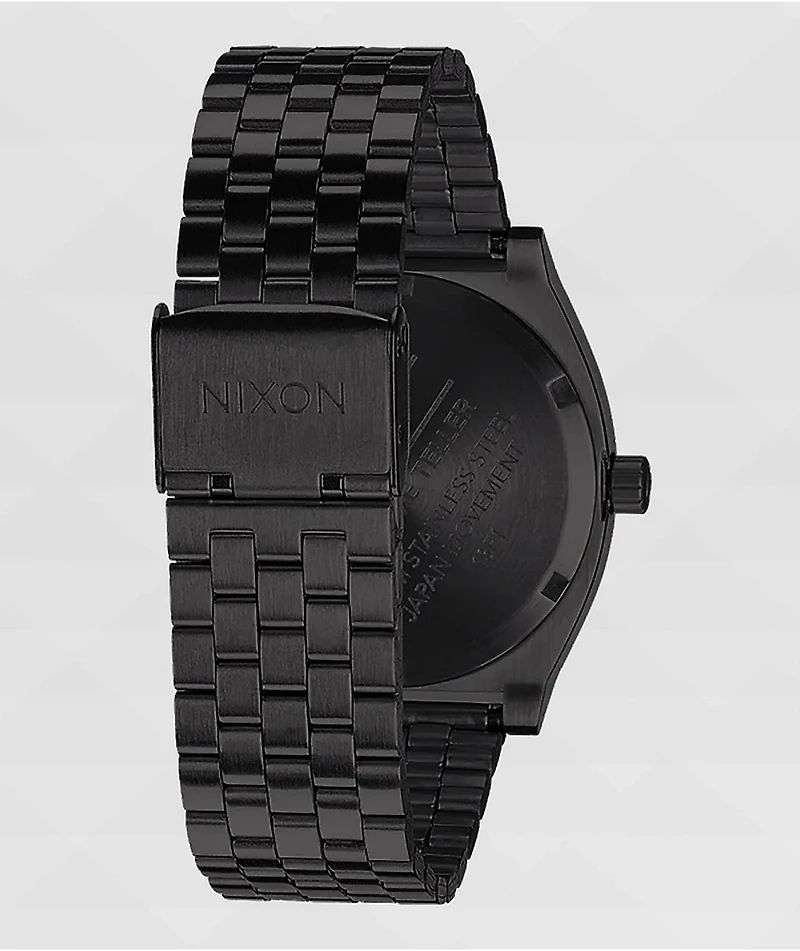 Nixon Time Teller Gunmetal & Black Sunray Analog Watch