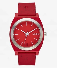 Nixon Time Teller OPP Red Analog Watch