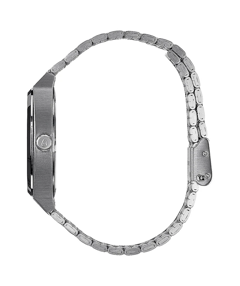 Nixon Time Teller Silver & Black Analog Watch